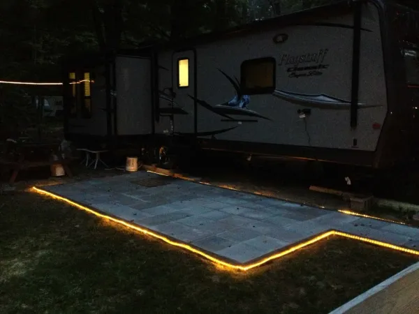 Paver Patio and Lighting Installation