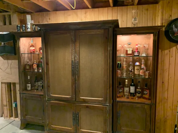 Custom Basement Bar Conversion