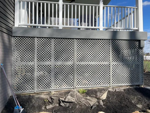 Wind Damage Lattice Repair